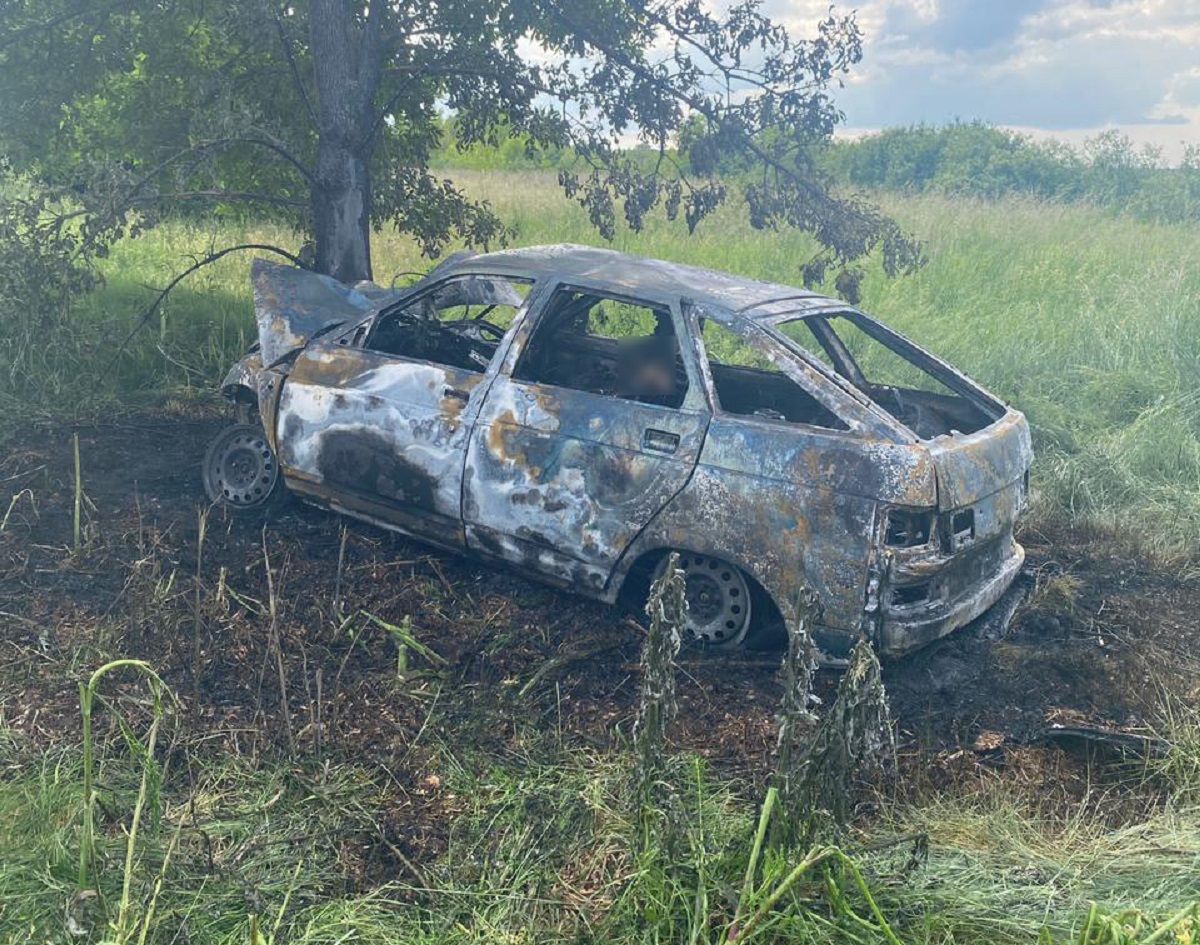 На Волині автомобіль з'їхав у кювет і загорівся, двоє загиблих