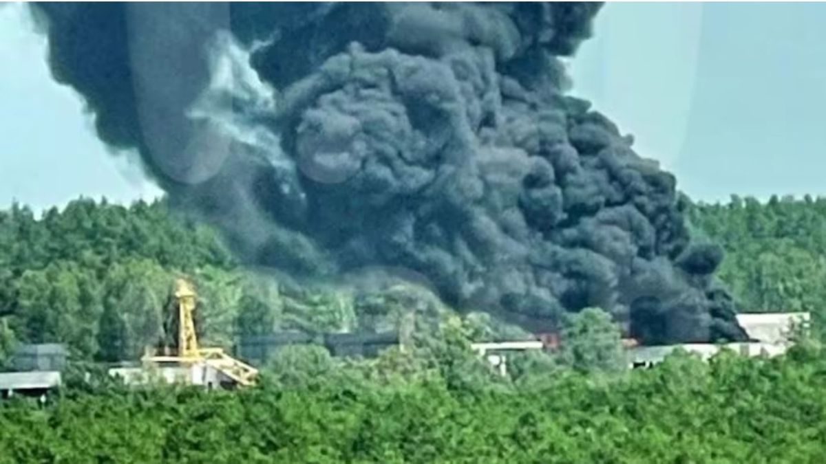 У військовому госпіталі Брянська зайнялась масштабна пожежа