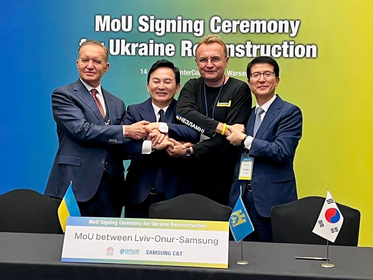 Садовий заявив про намір компанії Samsung відкрити офіс у Львові