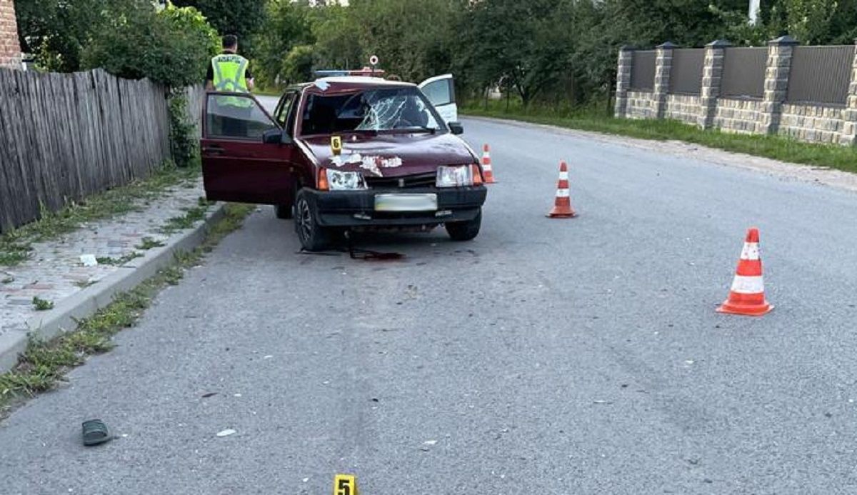 19-річний водій «дев’ятки» збив велосипедиста на Львівщині