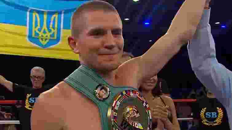 Український боксер нокаутував суперника в першому раунді чемпіонського поєдинку