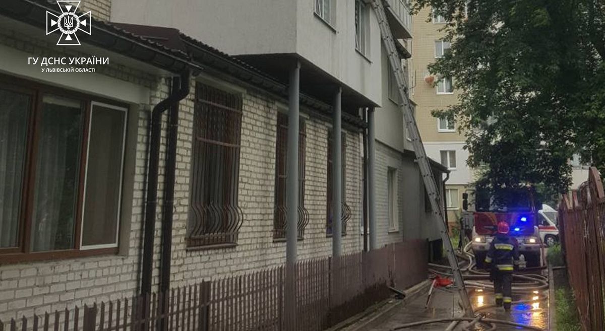 У мікрорайоні Рясне у Львові горів гуртожиток