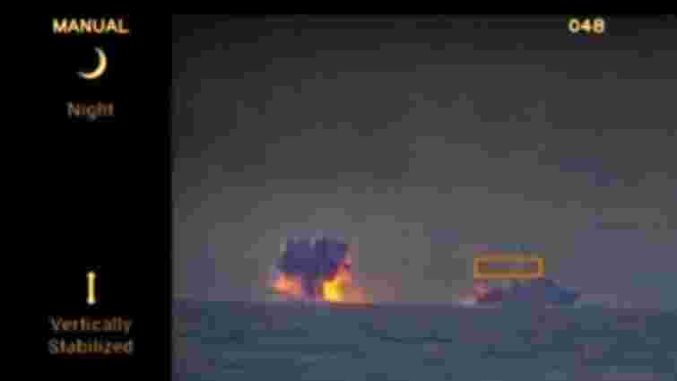 ГУР показало відео роботи надводних безпілотників у Чорному морі