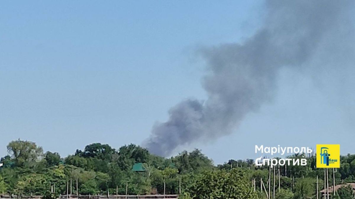 В Маріуполі партизани підпалили  базу росіян поблизу «Азовсталі»