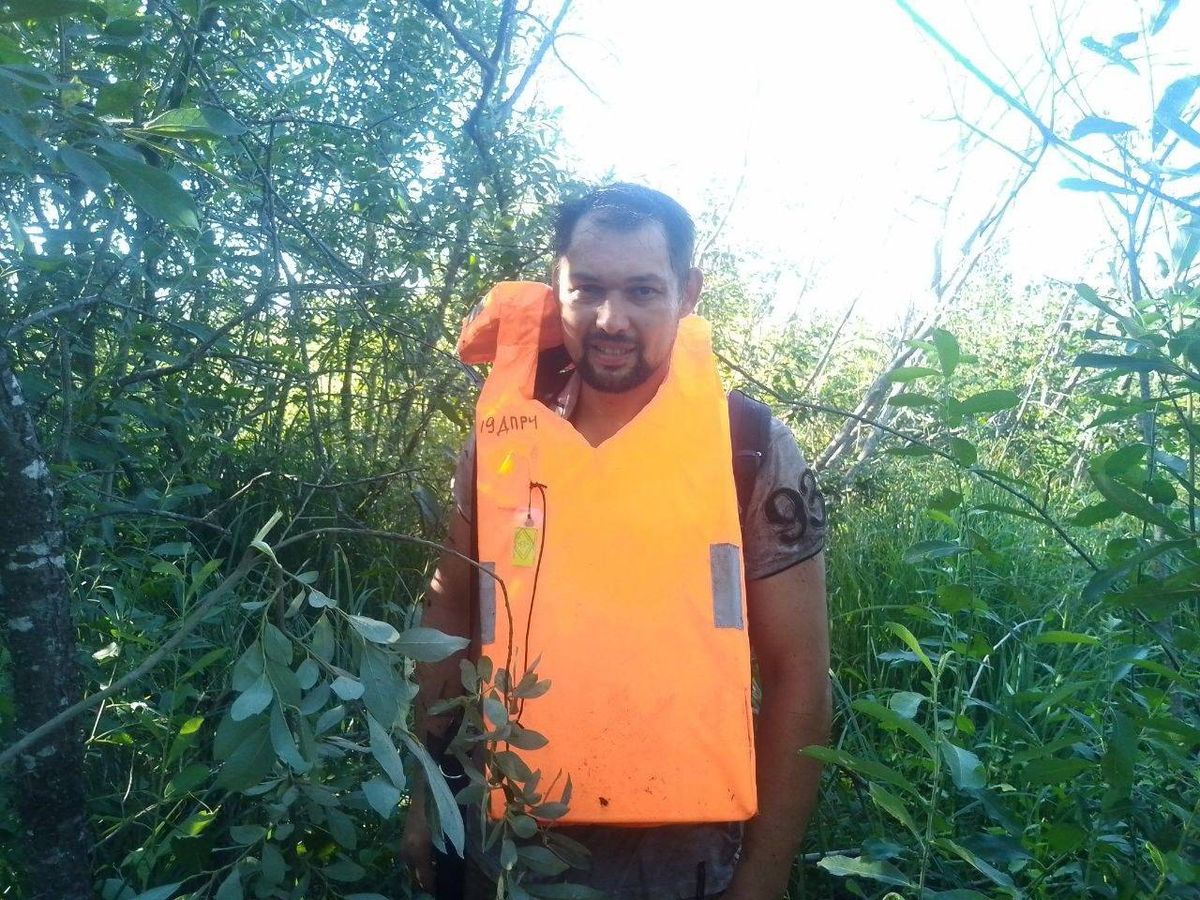 На Волині врятували велосипедиста, який заблукав і застряг у трясовині