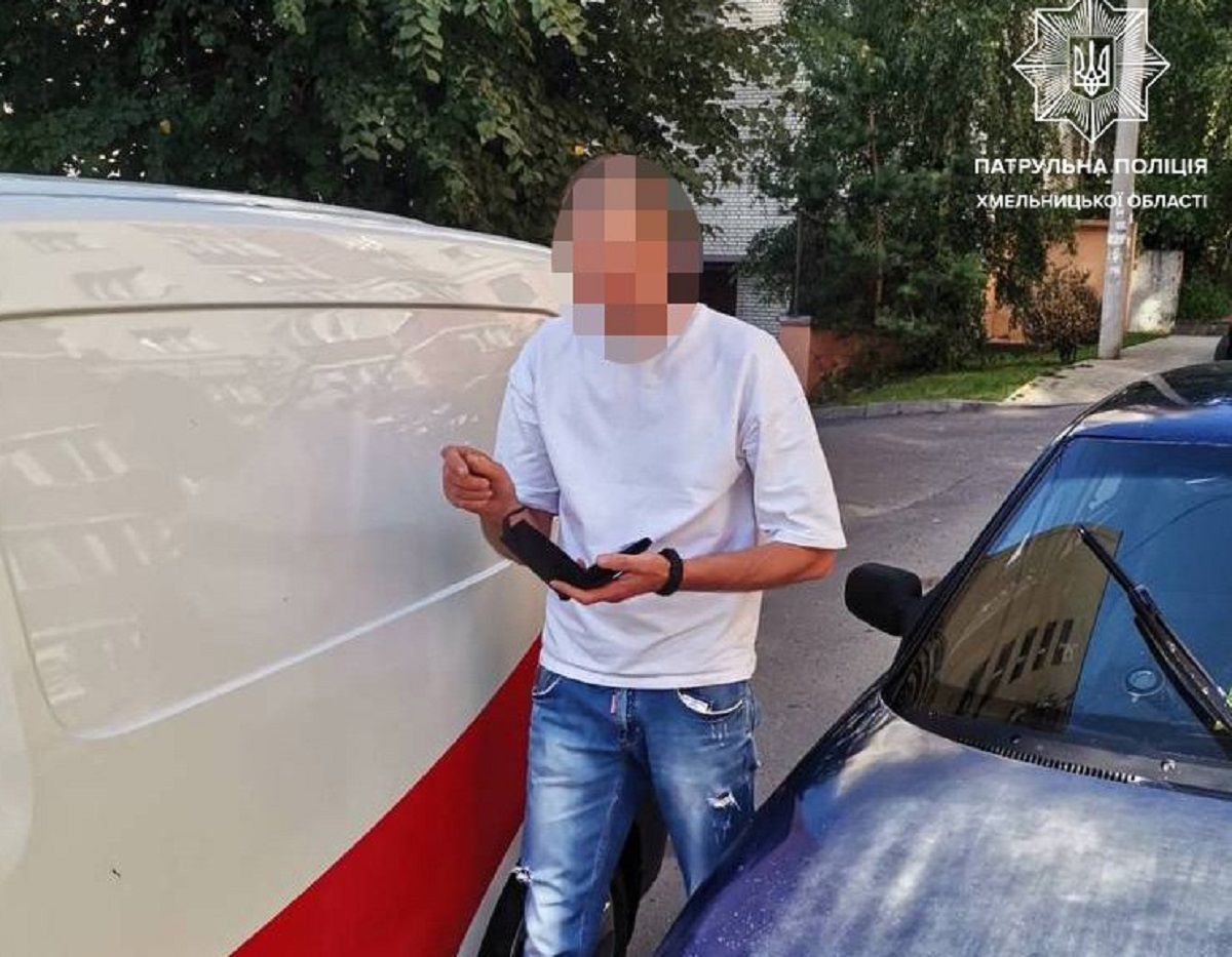 Хмельницькі патрульні виявили водія зі смертельною дозою алкоголю в крові