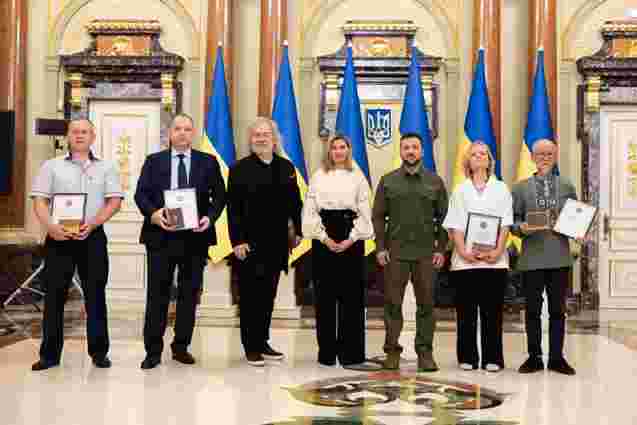 Володимир Зеленський вручив відзнаки «Національна легенда України»