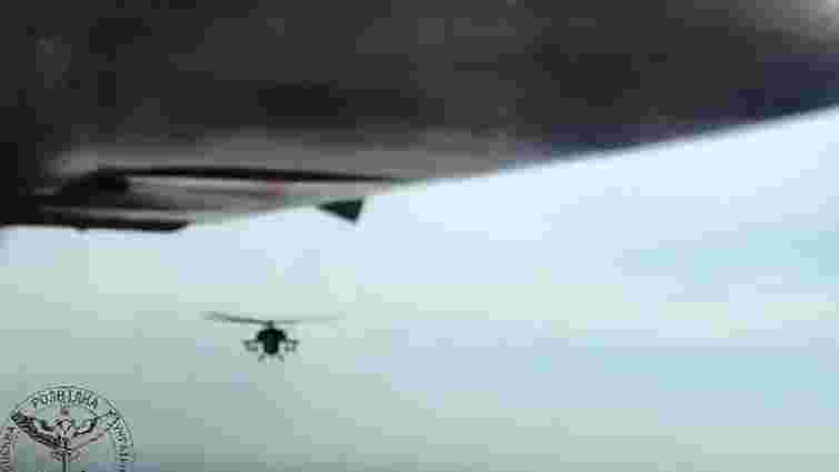 ГУР показало безуспішне полювання авіації РФ на український дрон у Криму