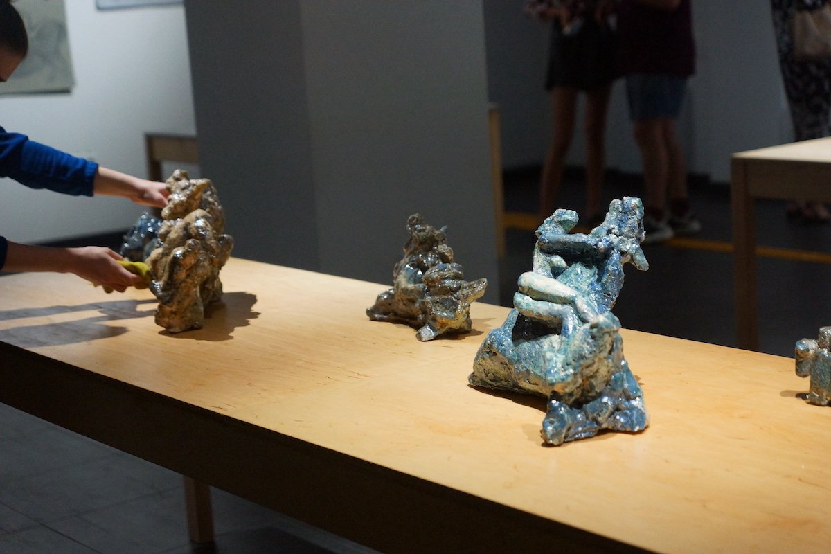 Виставка дає змогу зазирнути у «кухню» скульптора