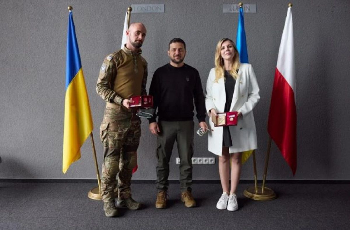 Володимир Зеленський в Любліні нагородив польських волонтерів та подякував Польщі