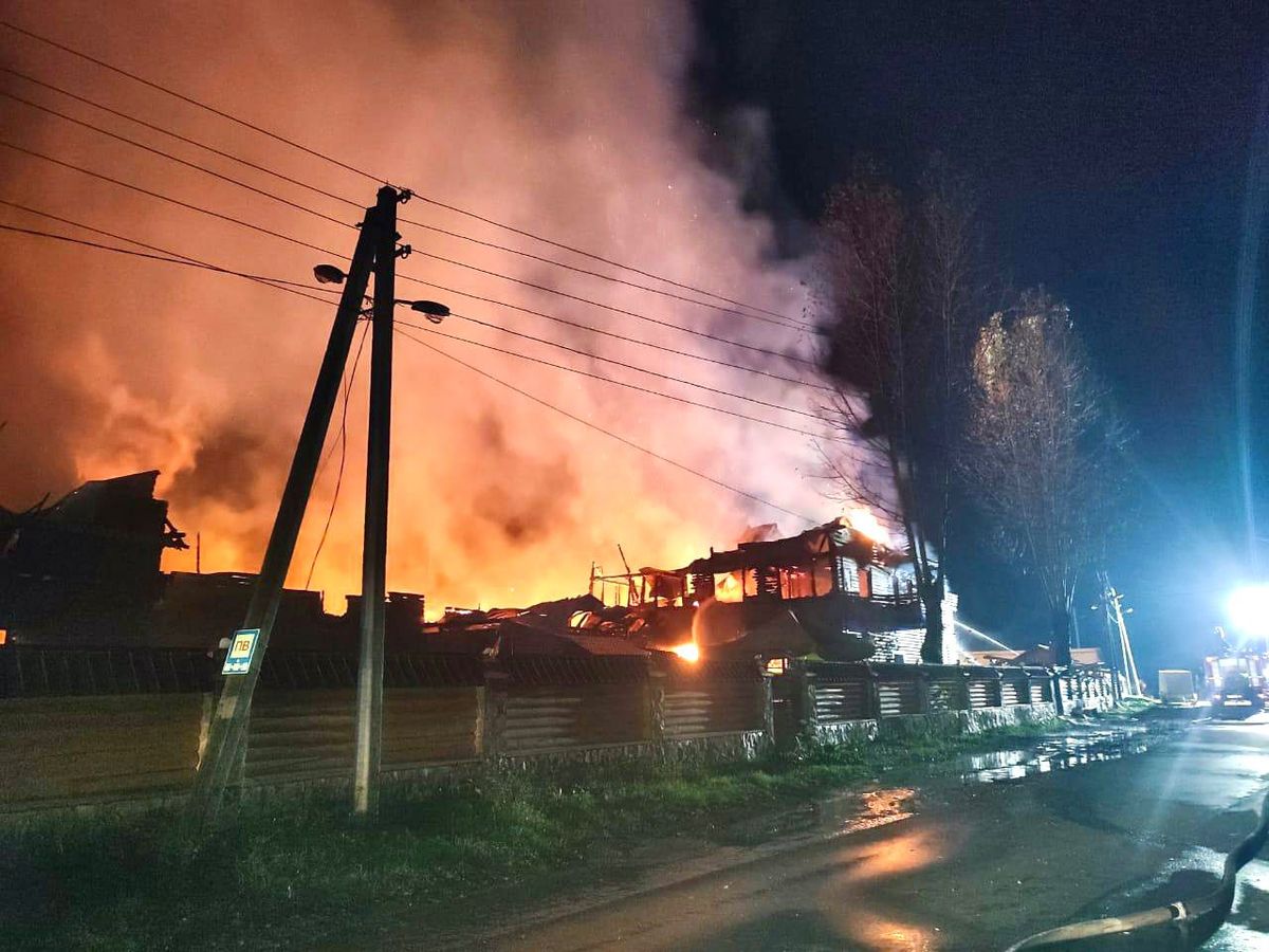 На Прикарпатті згорів відпочинковий комплекс, в якому проживали діти