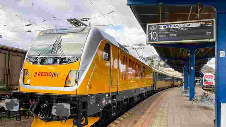 Поїзд Чоп – Прага від чеського перевізника RegioJet почне курсувати в листопаді