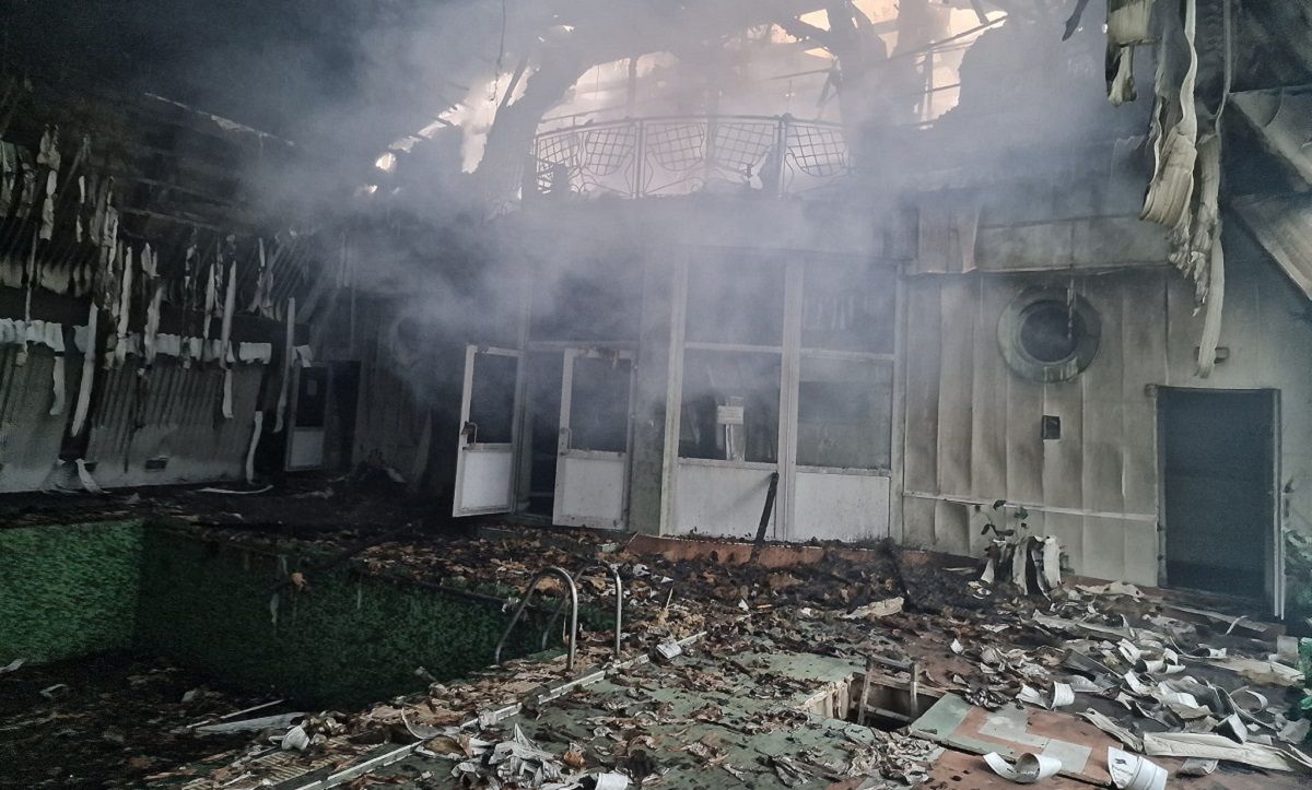 На бальнеологічному курорті біля Мукачева згорів басейн санаторію