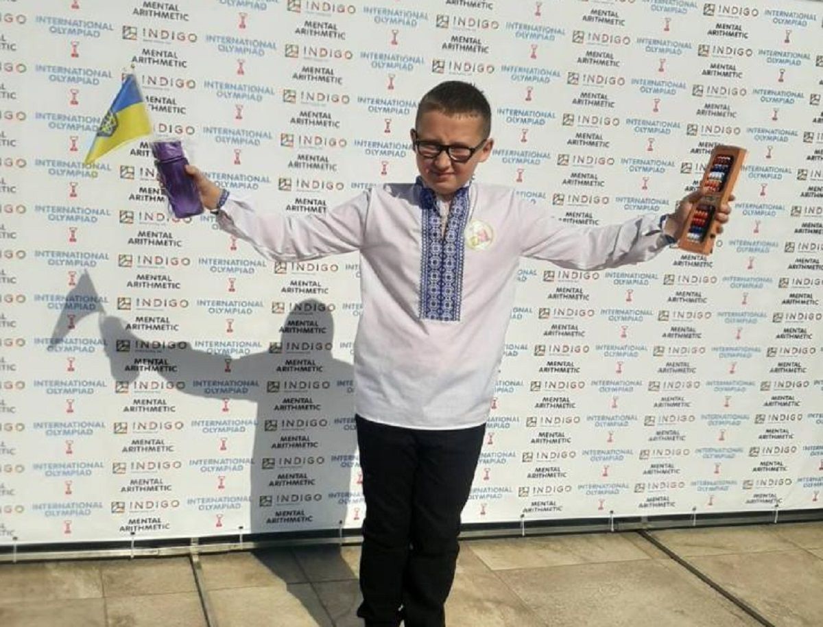 10-річний школяр з Волині переміг на Всесвітній олімпіаді з ментальної арифметики