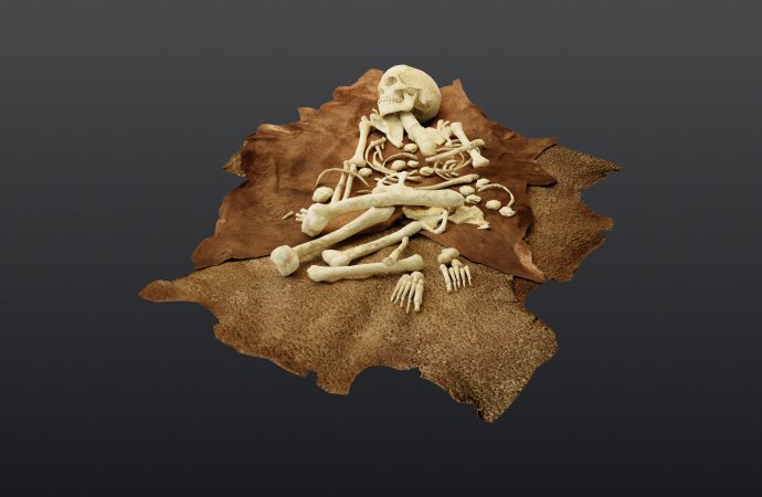 Кістяк шаманки був захоронений задовго після смерті