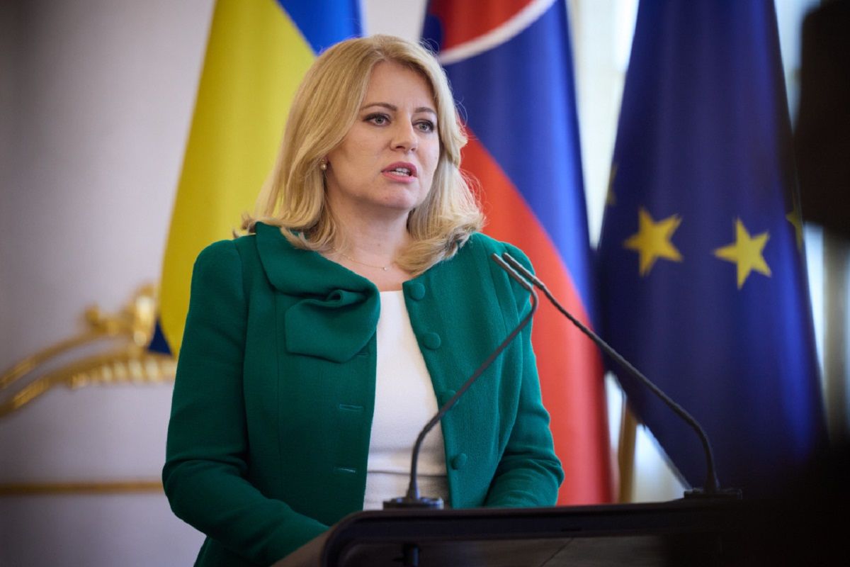 Президентка Словаччини підтримала зупинку військової допомоги Україні