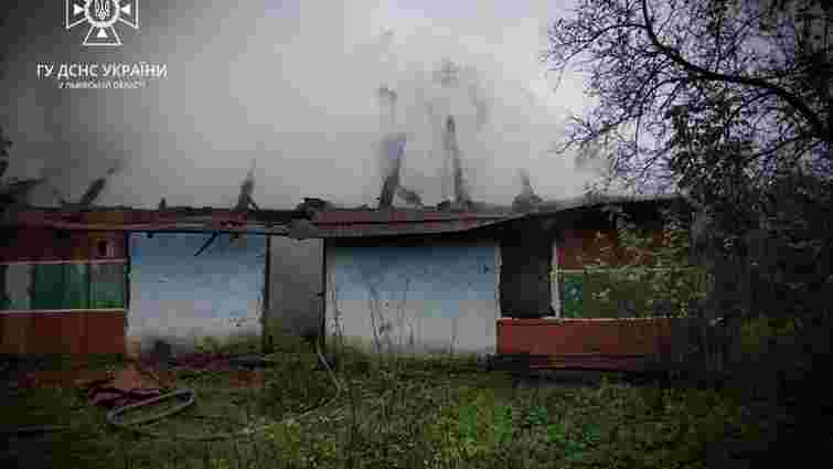 Поблизу Городка згорів житловий будинок, загинув 53-річний чоловік