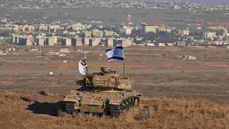 Ізраїль заявив про обстріл з території Сирії та завдав удару у відповідь