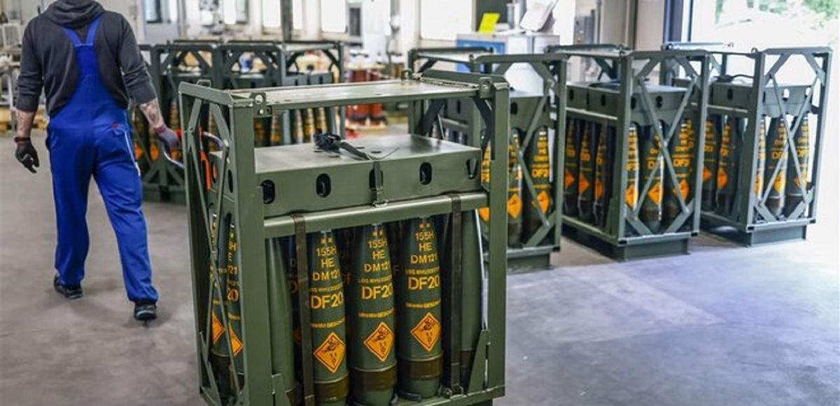 Німецький виробник боєприпасів відправить Україні 100 тис. артилерійських снарядів