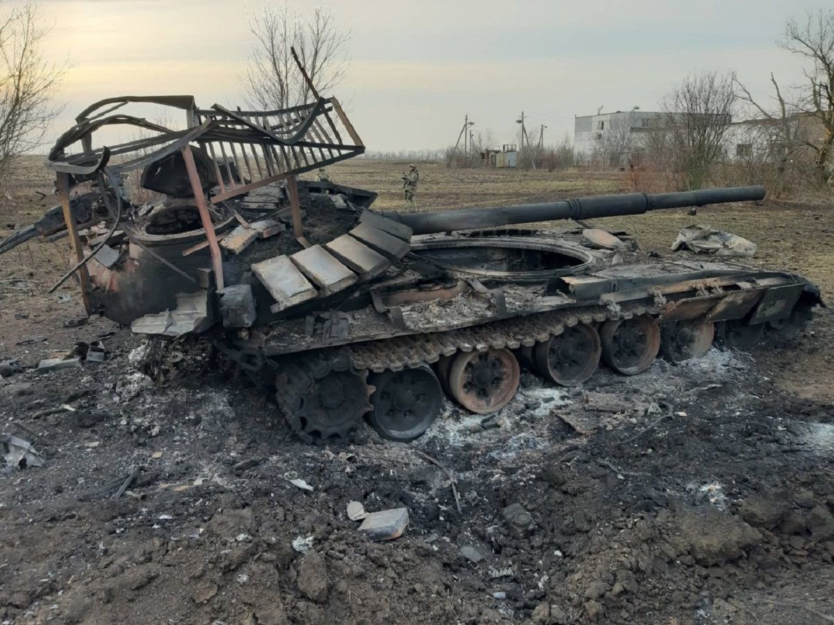 Бійці ССО показали знищення трьох російських танків за допомогою безпілотників