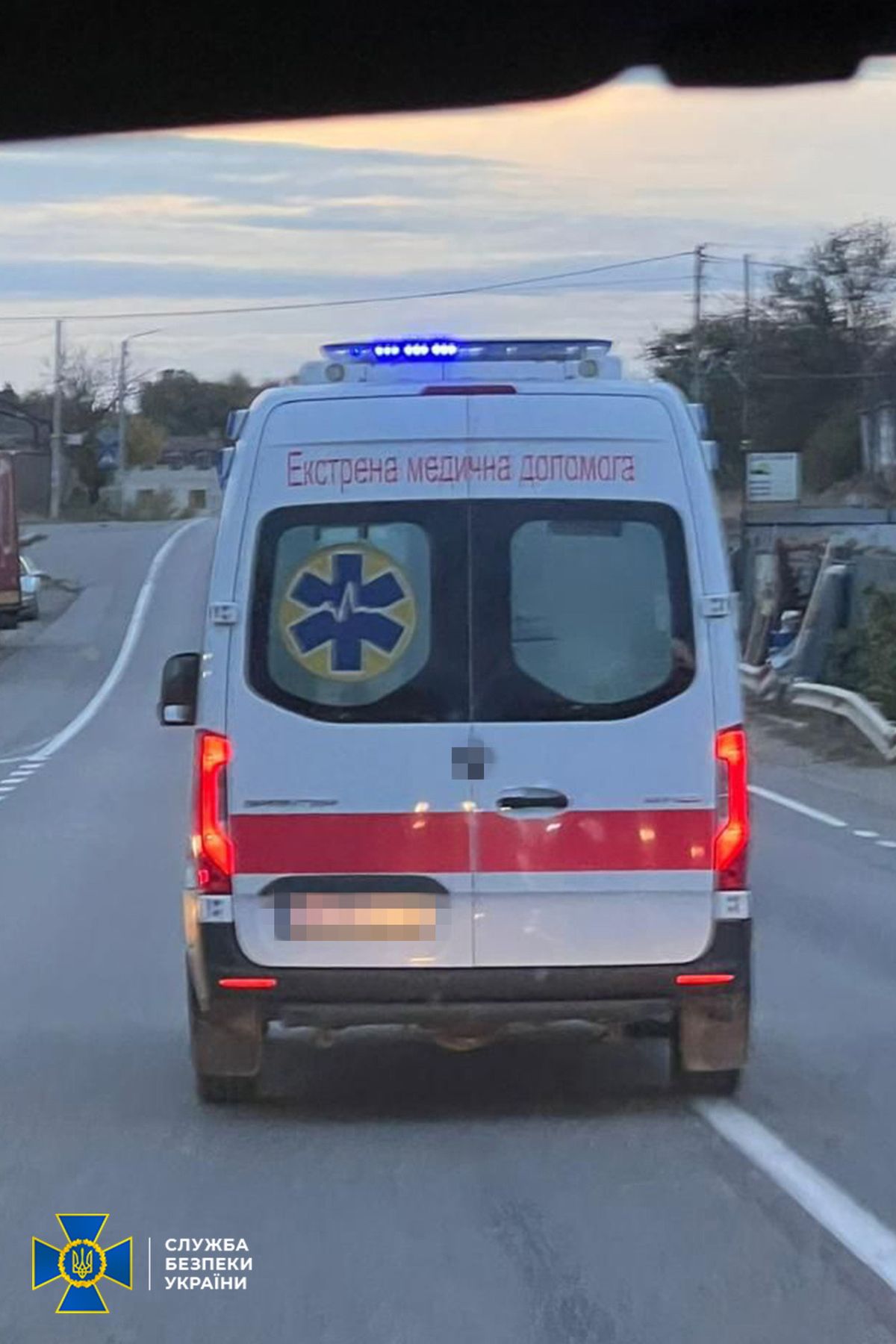 На Одещині екіпаж швидкої допомоги доправляв ухилянтів до кордону