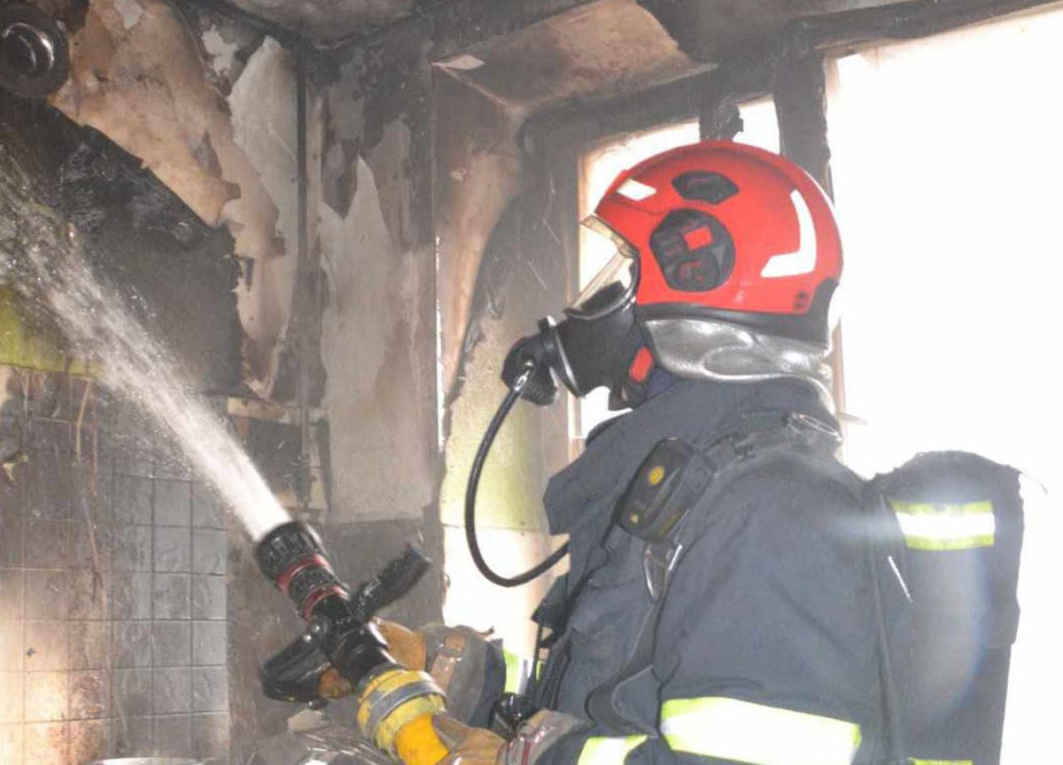 У Львові під час пожежі вщент вигоріла квартира