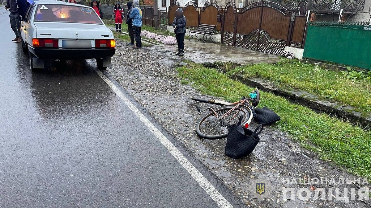 На Закарпатті водій «дев’ятки» збив на смерть 73-річного велосипедиста