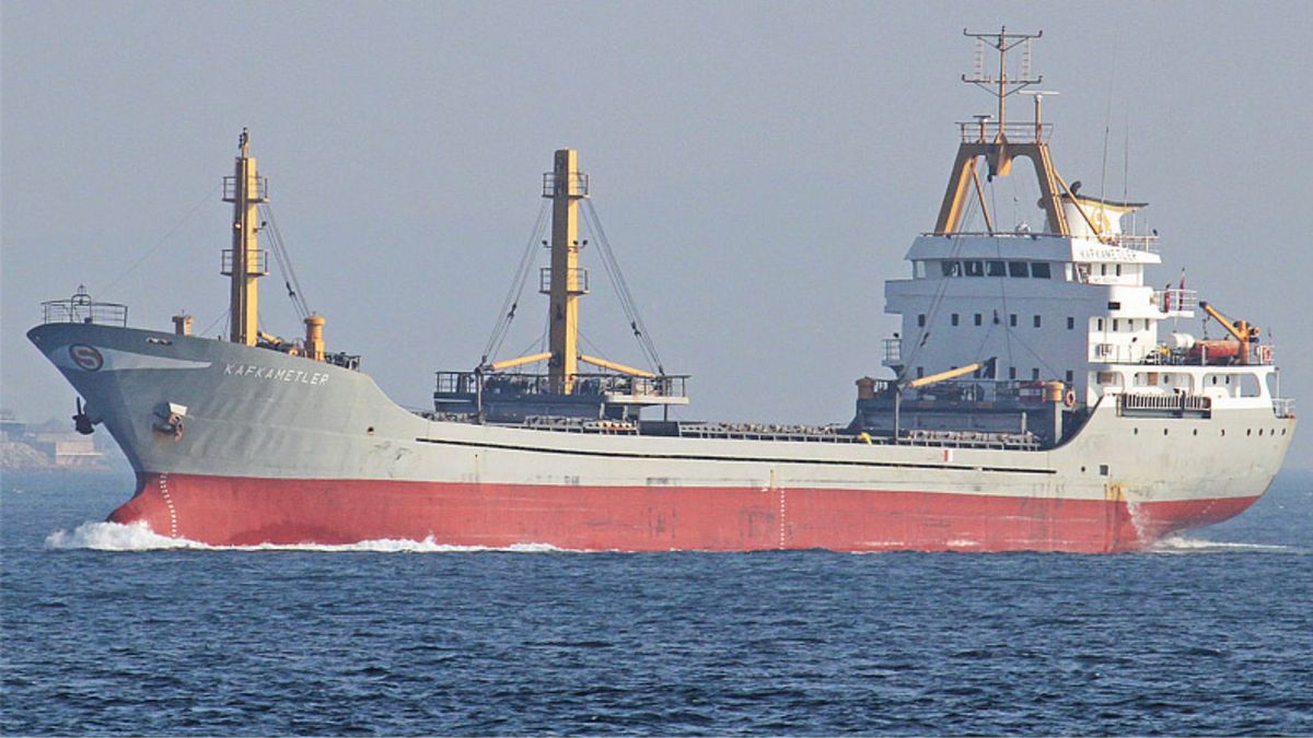 У Чорному морі затонув турецький вантажний корабель 