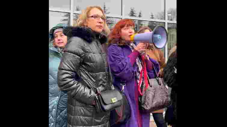  Прихильники Ірини Фаріон провели мітинг під Львівською політехнікою