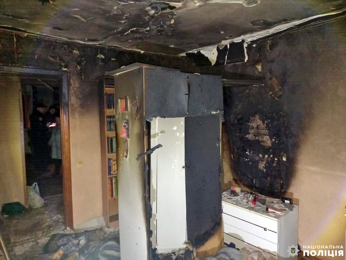 У Рівному 39-річний чоловік задля помсти підпалив квартиру дружини