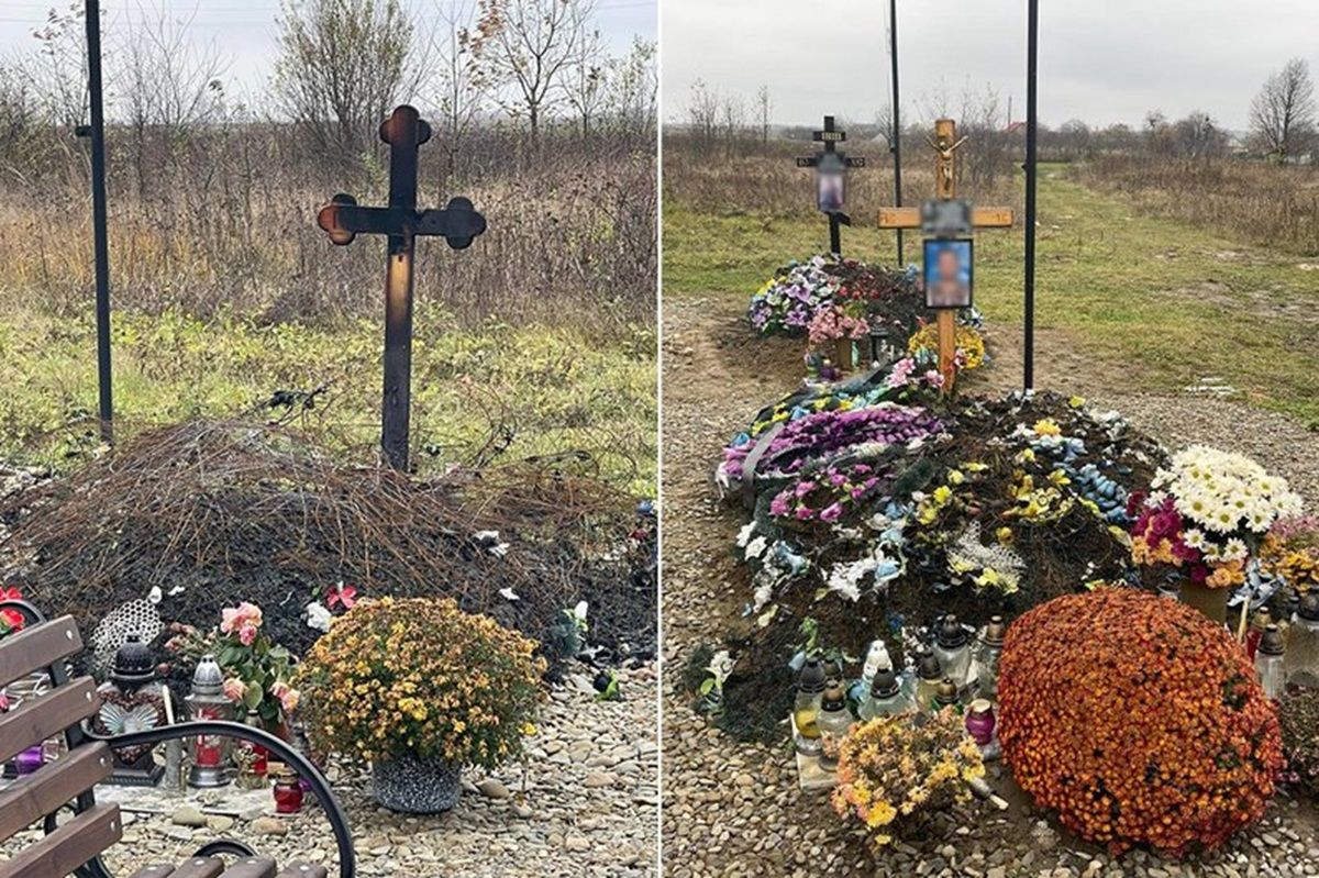 На Буковині поліція розслідує пожежу на трьох могилах військовослужбовців