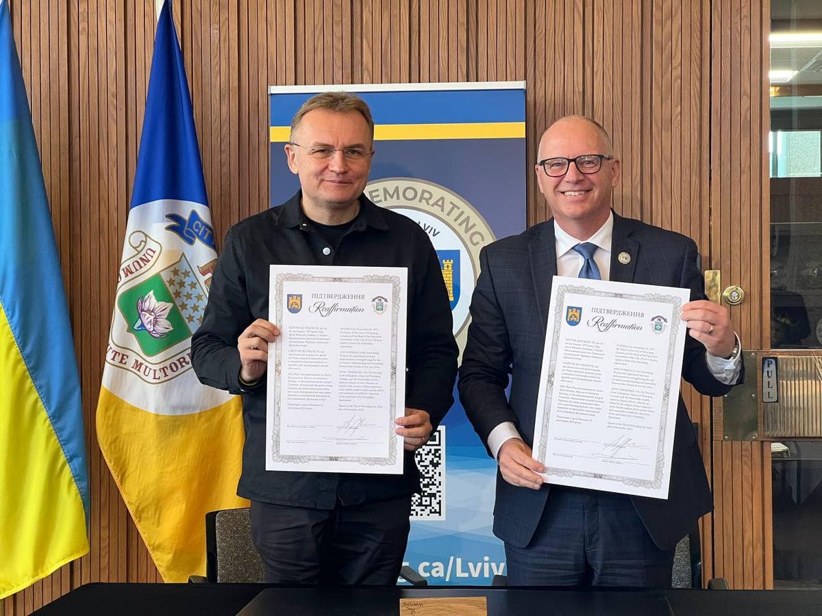 Канадське місто Вінніпег стало побратимом Львова