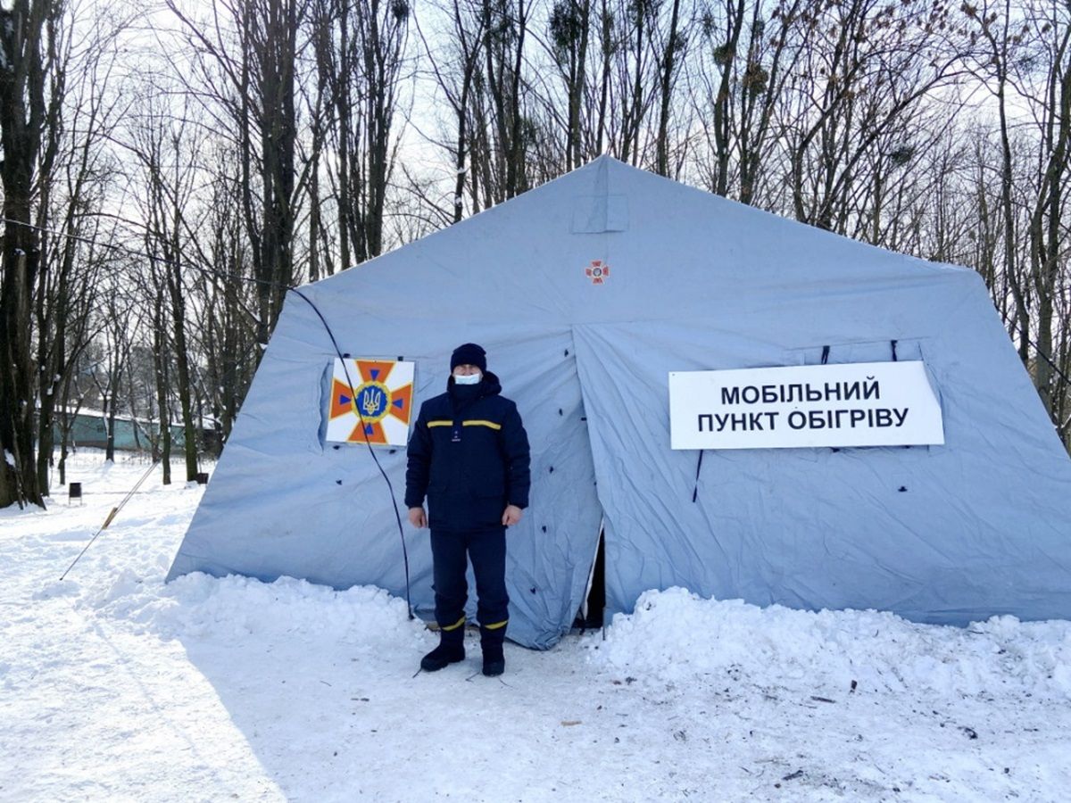 На Тернопільщині через негоду розгорнуть 43 пункти обігріву
