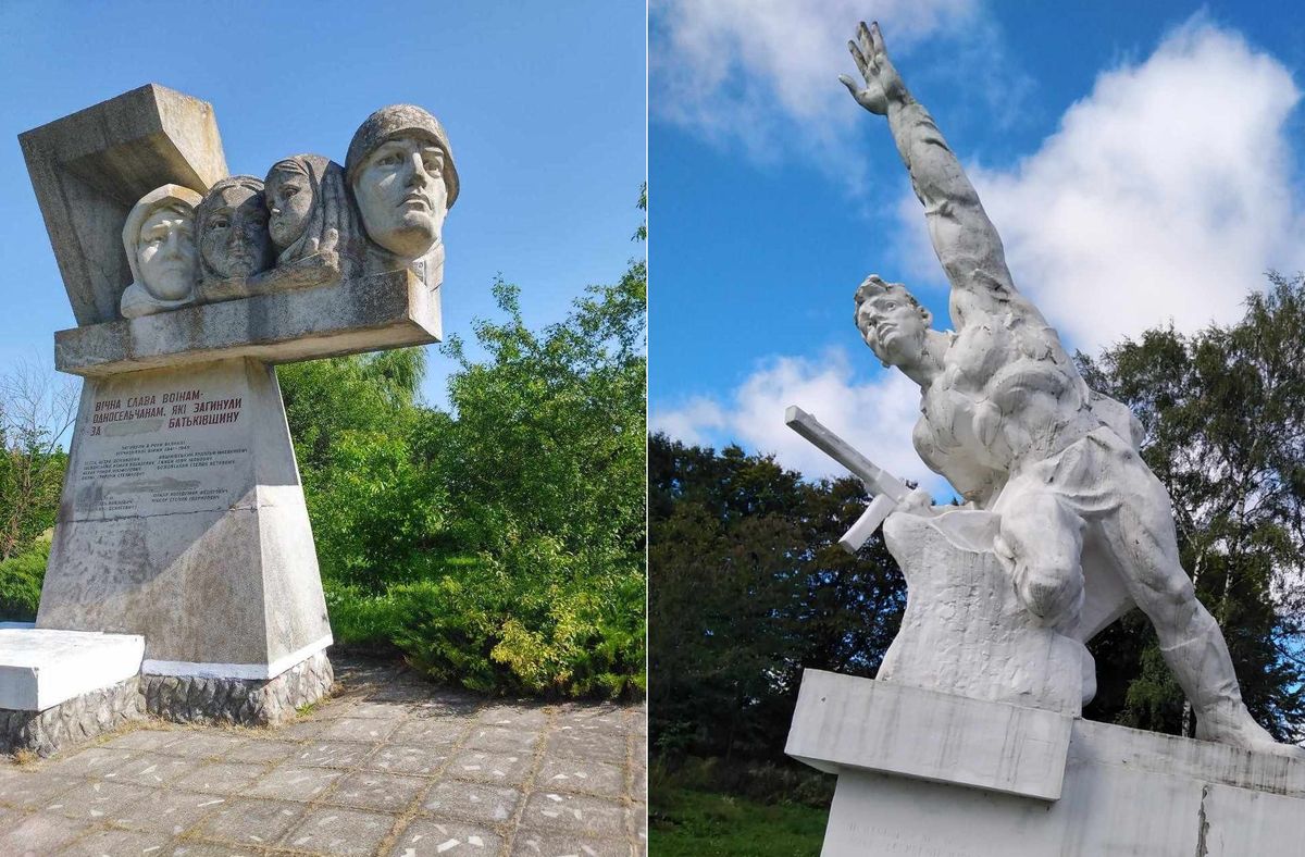 На Прикарпатті селяни відмовились демонтувати пам’ятники радянським солдатам