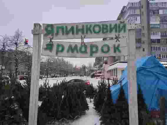 На 10 ярмарках у Луцьку розпочали продаж новорічних ялинок На 10 ярмарках у Луцьку розпочали продаж новорічних ялинок