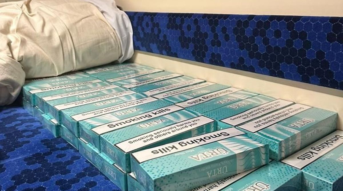 Пасажирку потяга Київ – Хелм оштрафували за заховані під матрацом сигарети