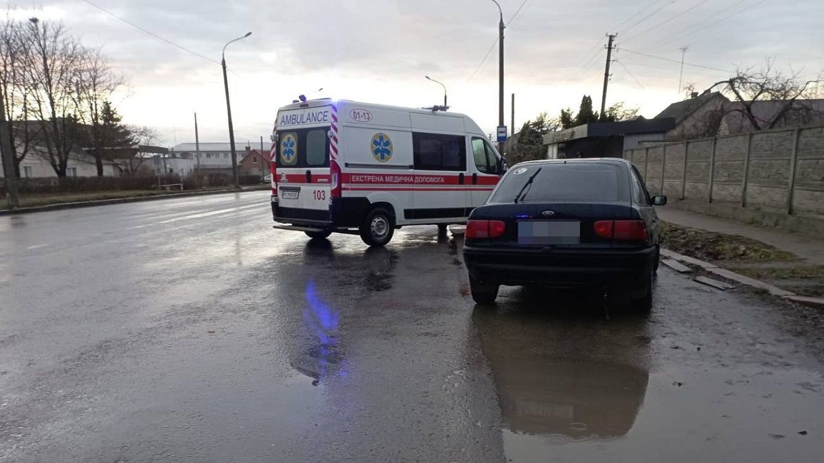 У Луцьку п’яний водій збив  на пішохідному переході двох людей