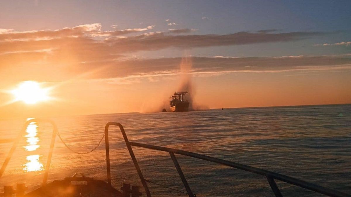 У Чорному морі на російській міні підірвалося іноземне цивільне судно