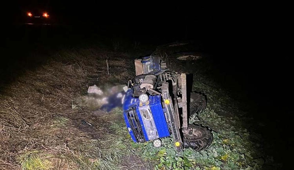 На Тернопільщині в ДТП з трактором загинув чоловік