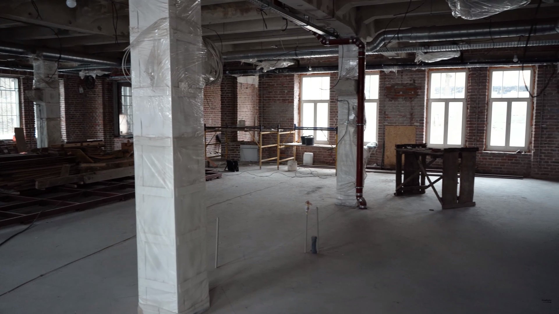 Внутрішнє оздоблення ревіталізованого простору