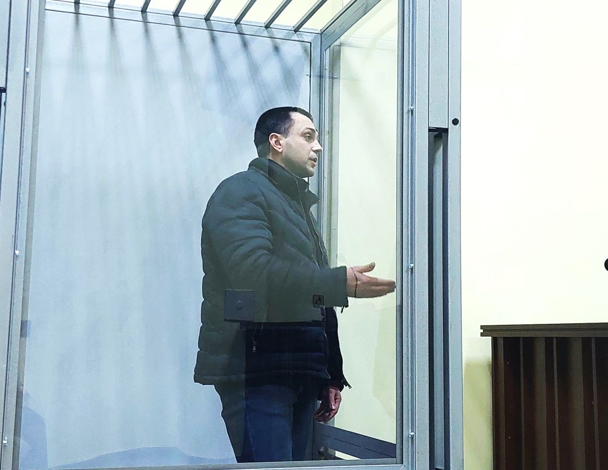 Сергій Говоруха на засіданні суду першої інстанції в січні 2023 року 