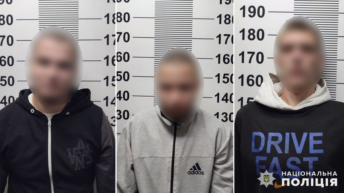 У Нетішині затримали трьох грабіжників, які за вечір напали на двох перехожих