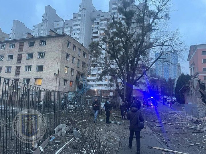 Руйнування в Києві фото КМВА