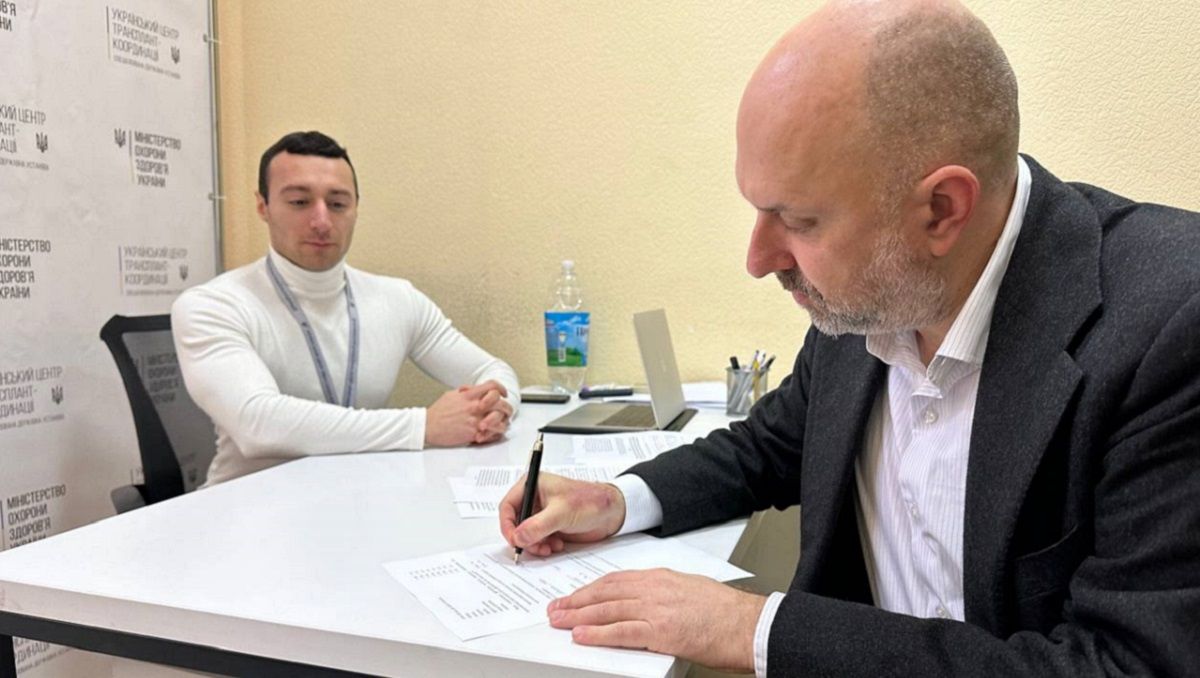 Працівник посольства Німеччини надав прижиттєву згоду на посмертне донорство в Україні