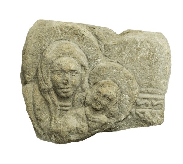 Барельєф Борогодиця з Ісусом, XII-XIII ст.