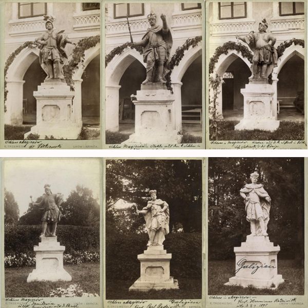 Скульптури з Жовківського замку згодом опинилися у Замку Магерівському (фото Ягеллонського університету)