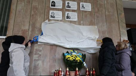 У львівській школі відрили меморіальні таблиці п'ятьом загиблим захисникам
