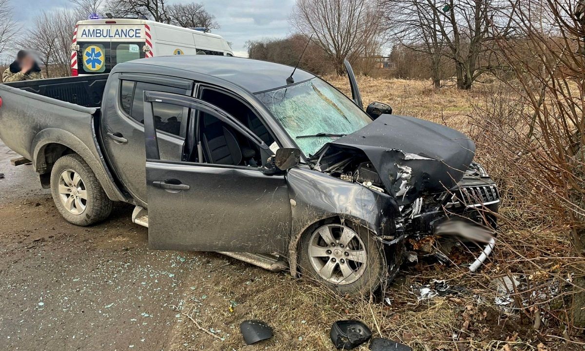 Біля Самбора Mitsubishi в’їхав у дерево, двоє травмованих