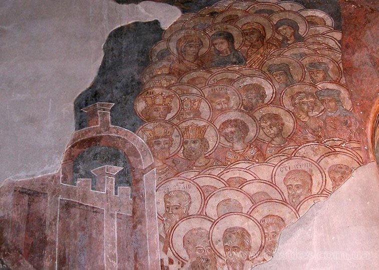 Розписи церкви у Лужанах (фото Ірини Пустиннікової)