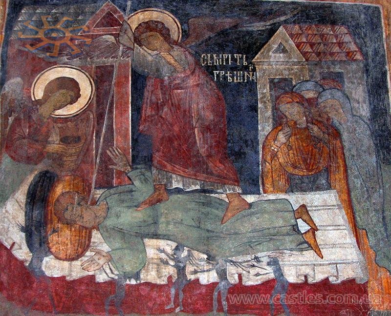 Розписи церкви у Лужанах (фото Ірини Пустиннікової)